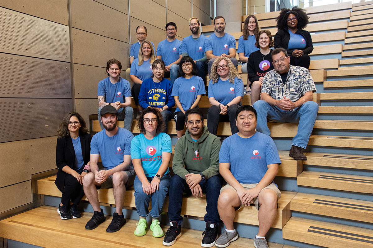 Group photo of picoCTF organizers and attendees of the the GenCyber Teachers' Program