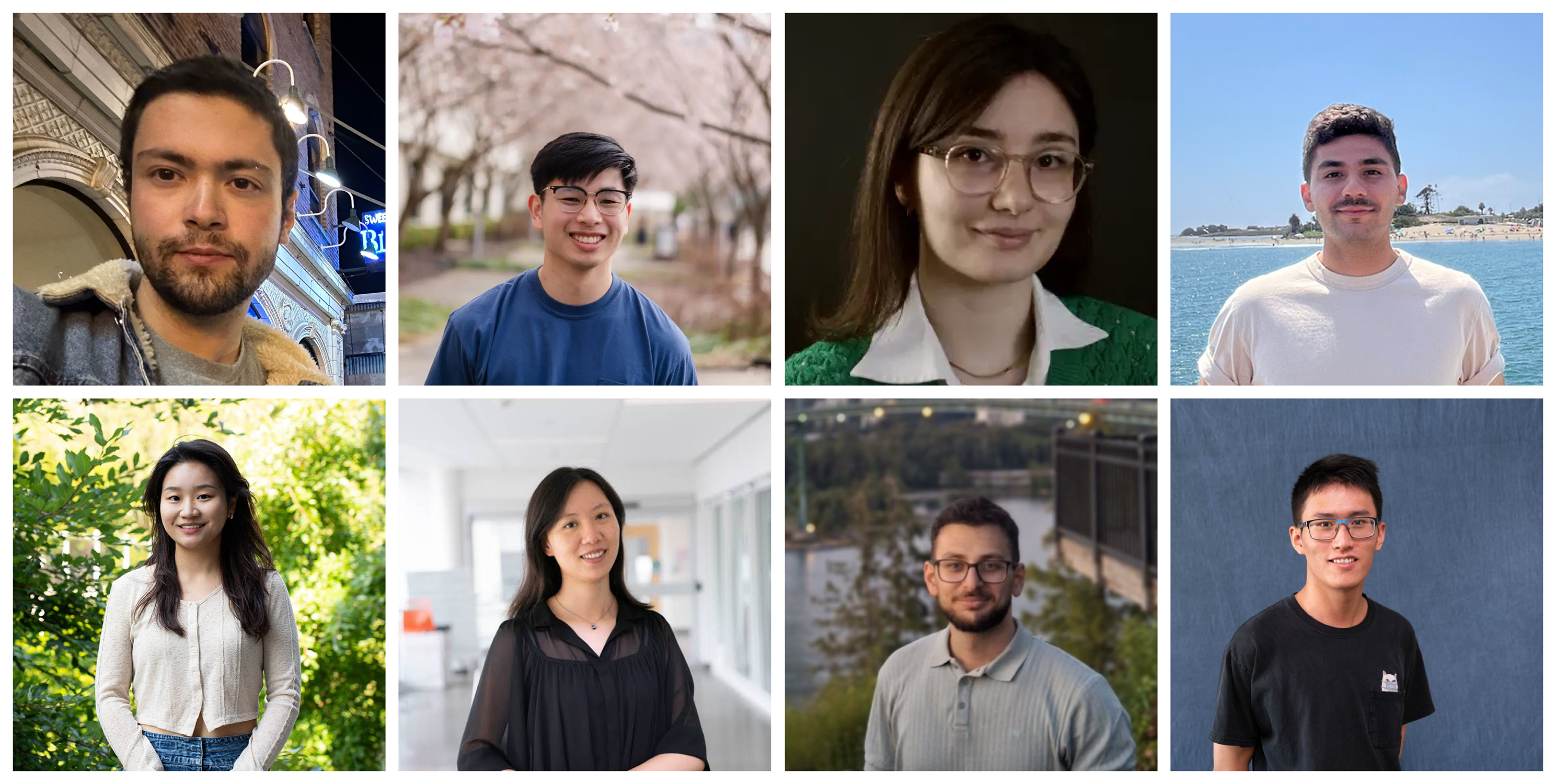 Headshot photos of 2026 CyLab Presidential Fellow recipients